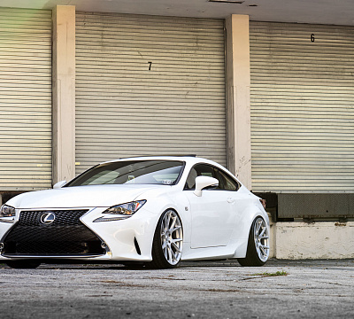 Фото дисков Vossen VFS-6 на Lexus RC