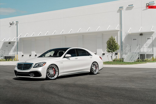 Фото дисков Anrky AN29 Полированный лак на Mercedes-Benz S-Class (W222, C217)