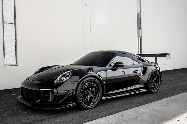 Фото дисков HRE S111SC Черный сатин на Porsche 911 VII