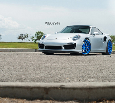 Фото дисков Strasse Wheels SV1 Deep Concave Monoblock на Porsche 911 VII