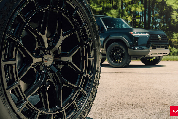 Фото дисков Vossen HFX-1 (6-Lug) Сатиновый графит на Lexus GX III