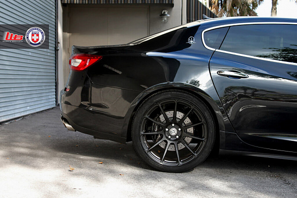 Фото дисков HRE P43SC Черный сатин на Maserati Quattroporte VI