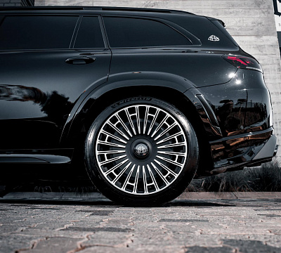Фото дисков Brixton Forged LX07 на Mercedes-Benz GLS (X167)