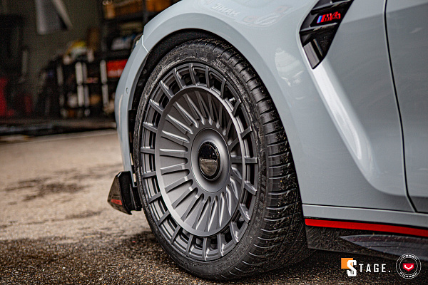 Фото дисков Vossen S21-12 Сатиновый графит на BMW 4/M4 (G22/G82)