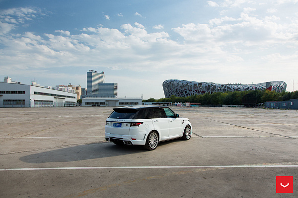 Фото дисков Vossen VFS-2 Серебро на Range Rover Sport II