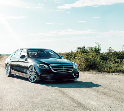 Фото дисков Vossen HF-4T на Mercedes-Benz S-Class (W222, C217)