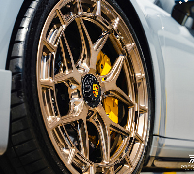 Фото дисков Vossen LC3-01 на Porsche 911 VIII