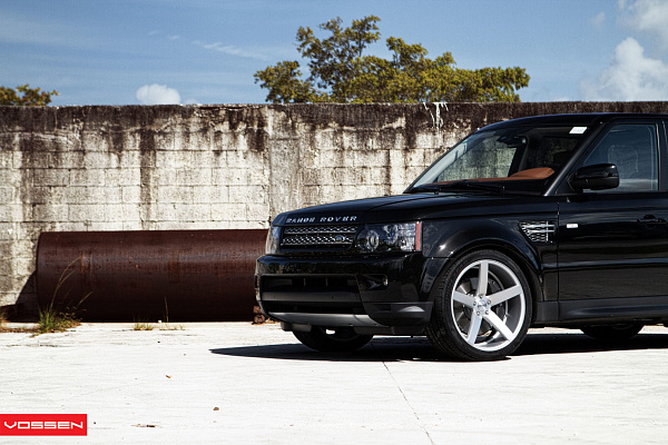 Фото дисков Vossen CV3 Серебро на Land Rover Range Rover Sport I