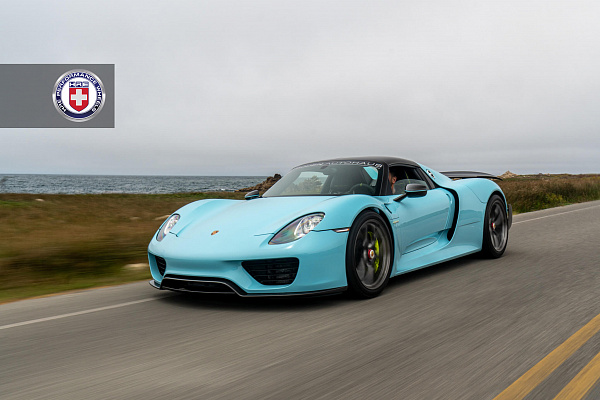 Фото дисков HRE R101 Lightweight Глянцевый темный лак на Porsche 918 Spyder