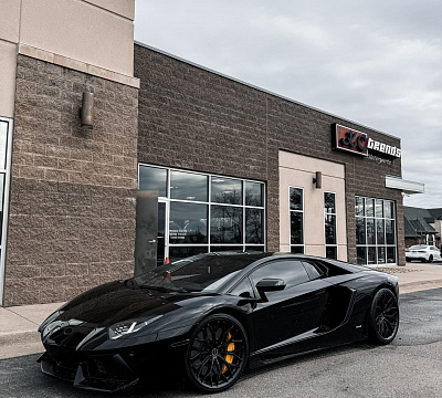 Фото дисков Brixton Forged FDE01 на Lamborghini Aventador