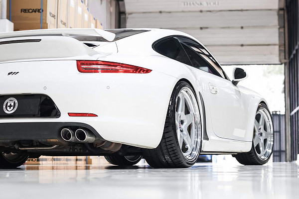 Фото дисков HRE 527 Глянцевый лак на Porsche 911 VII