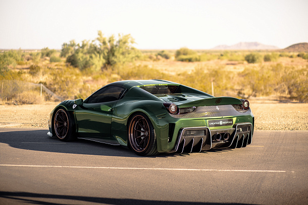 Фото дисков Brixton Forged R11-RS Глянцевая бронза на Ferrari 458