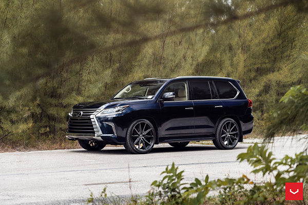 Фото дисков Vossen HF-3 Глянцевый темный лак на Lexus LX III