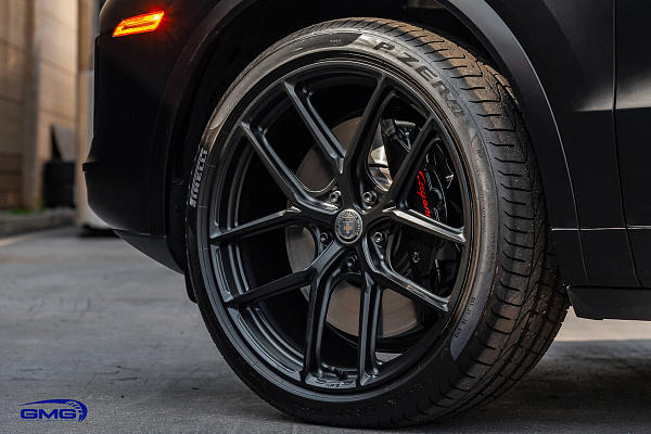 Фото дисков HRE P101SC Черный сатин на Porsche Cayenne III