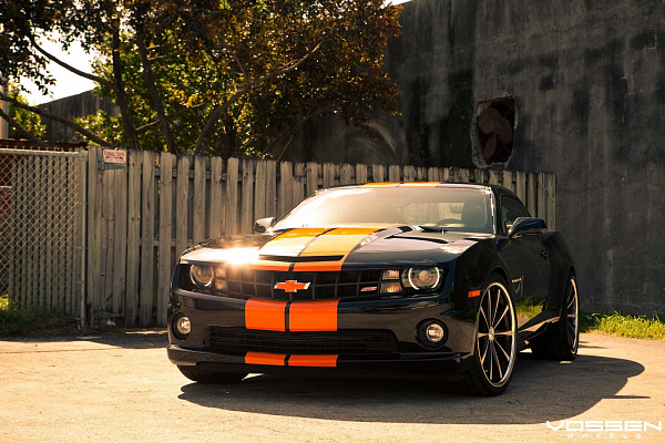 Фото дисков Vossen CV1 Алмазная проточка на Chevrolet Camaro V