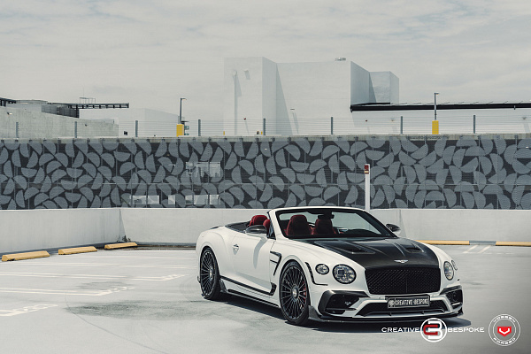 Фото дисков Vossen S17-13 Черный глянец на Bentley Continental GT III