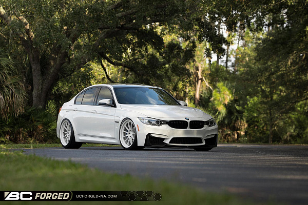 Фото дисков BC Forged TD01 Белый глянец на BMW 3/M3 (F3x/F80)