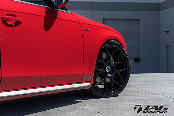 Фото дисков HRE FF01 Черный сатин на Audi A/S/RS 4 (B8)