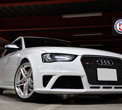 Фото дисков HRE S107 на Audi A/S/RS 4 (B8)