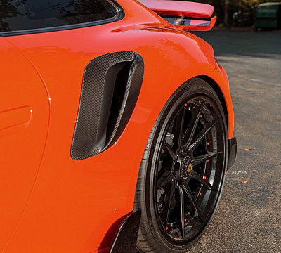 Фото дисков Strasse Wheels SV10 Deep Concave Duoblock на Porsche 911 VIII