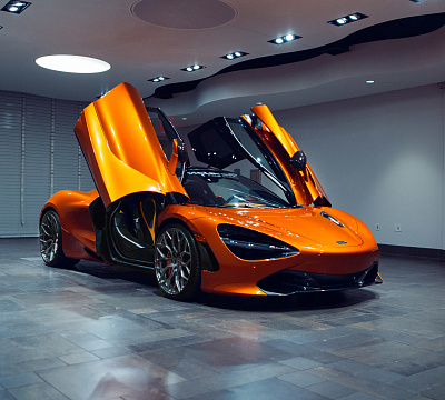 Фото дисков Vossen S17-01 на McLaren 720S