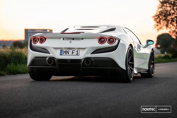 Фото дисков NOVITEC NF8 Черный глянец на Ferrari F8