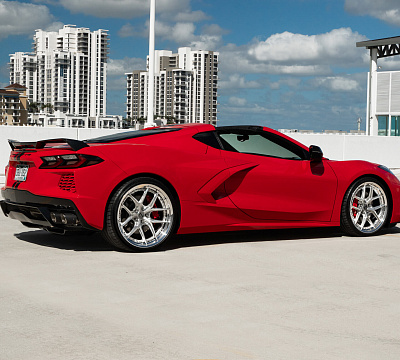 Фото дисков HRE S101SC на Chevrolet Corvette C8