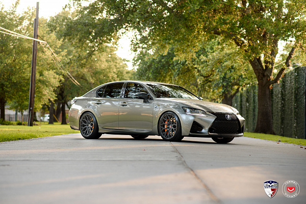 Фото дисков Vossen S17-01 Матовый графит на Lexus GS IV