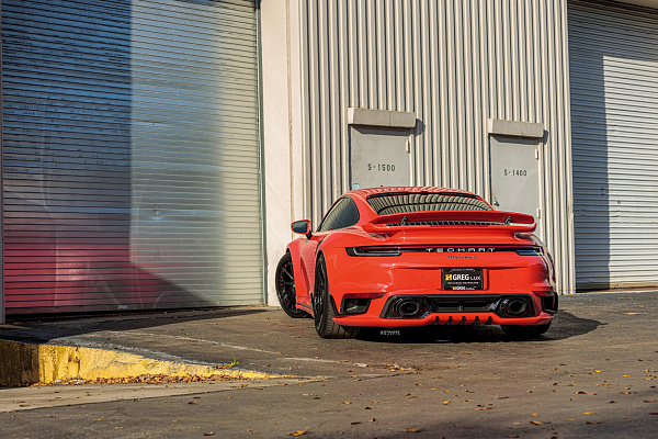 Фото дисков Strasse Wheels SV10 Deep Concave Duoblock Черный сатин на Porsche 911 VIII