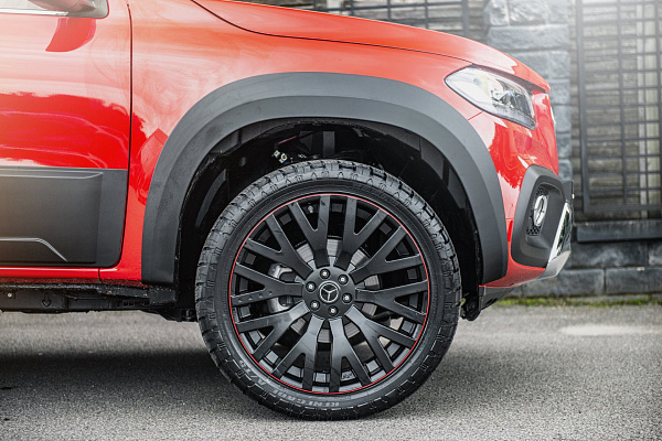 Фото дисков Kahn Kahn RS Черный сатин на Mercedes-Benz X-Class