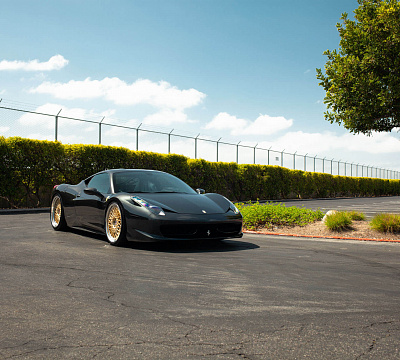 Фото дисков HRE 501 на Ferrari 458