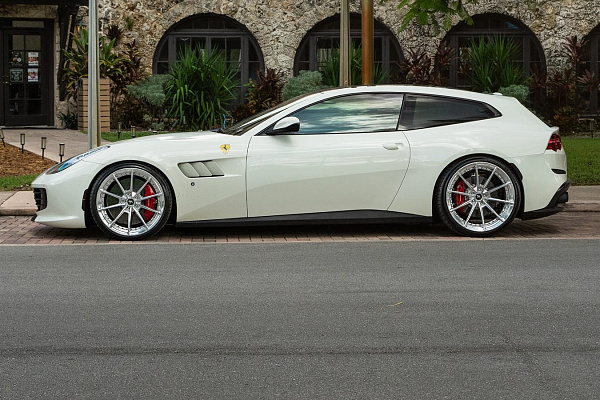Фото дисков Anrky AN28 Полированный лак на Ferrari GTC4Lusso