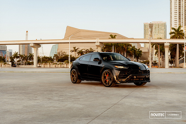 Фото дисков NOVITEC NL4 Сатиновая бронза на Lamborghini Urus
