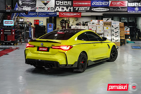 Фото дисков Vossen LC3-01T Сатиновый темный лак на BMW 4/M4 (G22/G82)