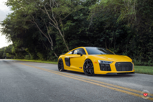 Фото дисков Vossen EVO-3 Черный сатин на Audi R8 (4S)