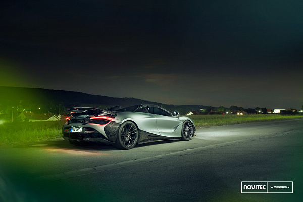 Фото дисков NOVITEC MC3 Черный сатин на McLaren 720S