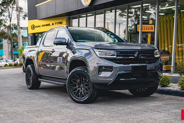 Фото дисков Vossen HF6-3 Черный сатин на  Volkswagen Amarok II