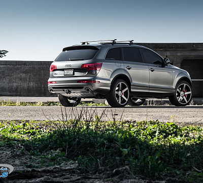 Фото дисков Vossen CV3 на Audi Q7 (4L)