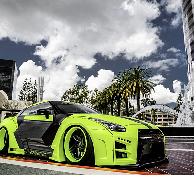 Фото дисков Savini SV71 на Nissan GT-R