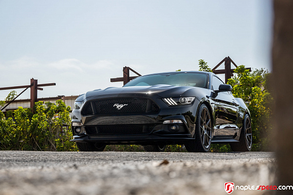 Фото дисков Vossen VFS-10 Глянцевая бронза на Ford Mustang VI