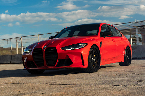 Фото дисков HRE 305 Черный сатин на BMW 3/M3 (G2x/G80)