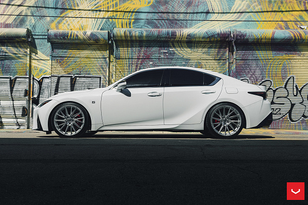 Фото дисков Vossen HF-4T Полированный лак на Lexus IS III