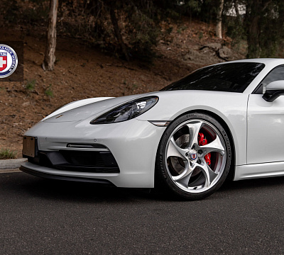 Фото дисков HRE 522M на Porsche Cayman III