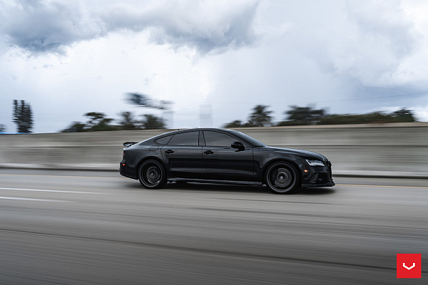 Фото дисков Vossen HF-5 Сатиновый графит на Audi A/RS 7 (4G)