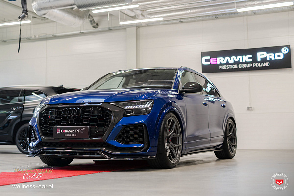 Фото дисков Vossen EVO-3R Глянцевый графит на Audi Q8