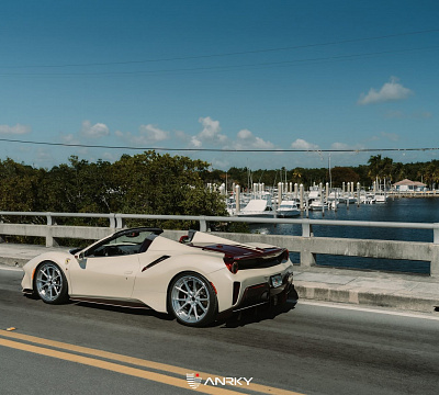 Фото дисков Anrky AN32 на Ferrari 488