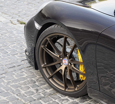 Фото дисков HRE P101 на Porsche 911 VII