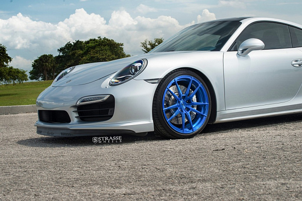 Фото дисков Strasse Wheels SV1 Deep Concave Monoblock Другой цвет на Porsche 911 VII