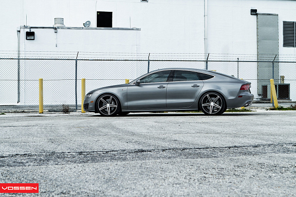 Фото дисков Vossen CV5 Алмазная проточка на Audi A/RS 7 (4G)