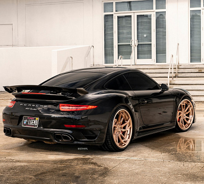 Фото дисков Strasse Wheels SB1 Deep Concave FS на Porsche 911 VII